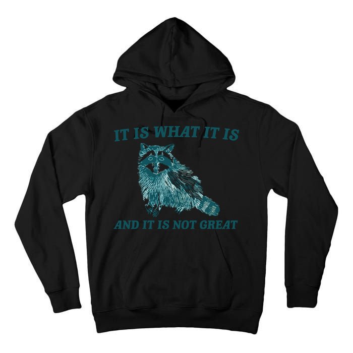 It Is What It Is And It Is Not Great Tall Hoodie
