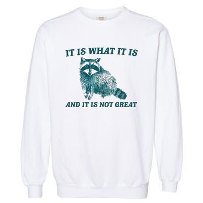 It Is What It Is And It Is Not Great Garment-Dyed Sweatshirt