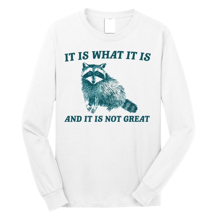 It Is What It Is And It Is Not Great Long Sleeve Shirt
