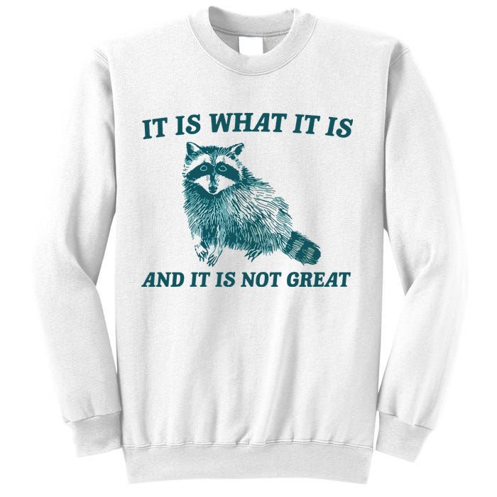 It Is What It Is And It Is Not Great Sweatshirt