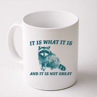It Is What It Is And It Is Not Great Mug
