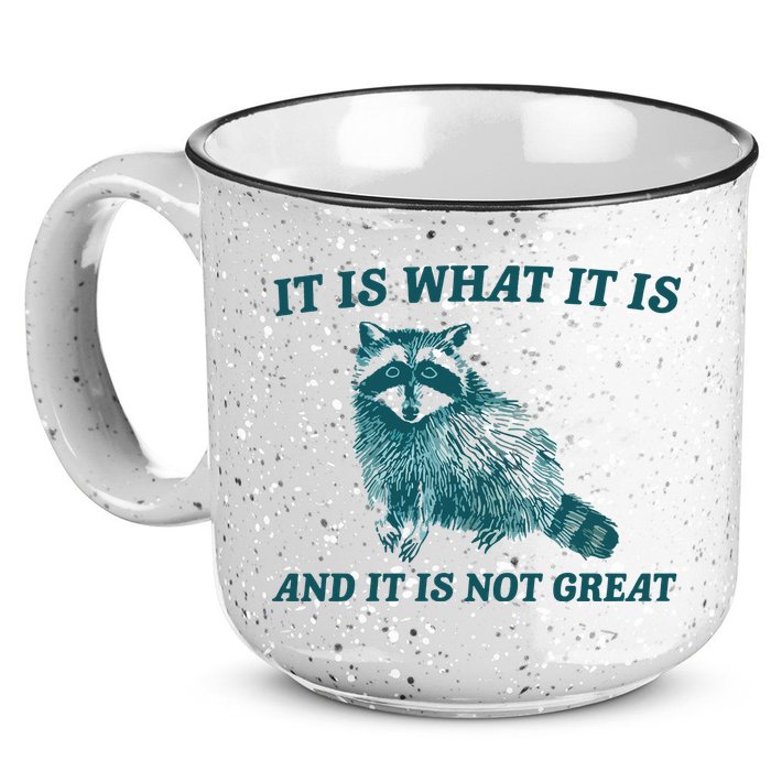 It Is What It Is And It Is Not Great 15oz Campfire Ceramic Mug