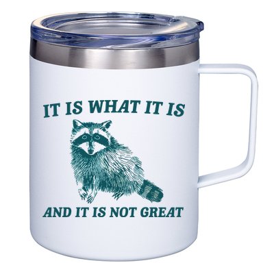 It Is What It Is And It Is Not Great 12oz Stainless Steel Coffee Mug