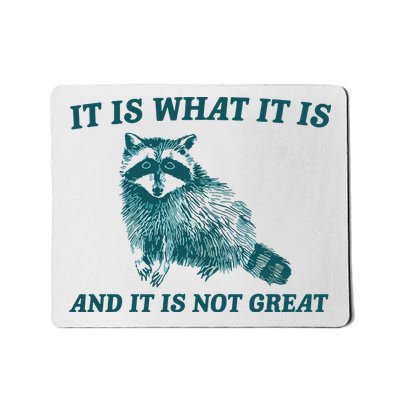 It Is What It Is And It Is Not Great Mousepad