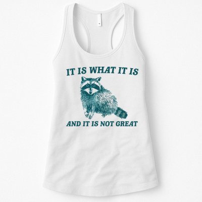 It Is What It Is And It Is Not Great Womens Tank Top