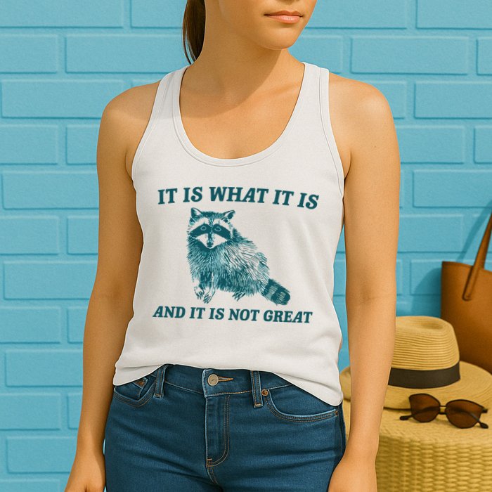 It Is What It Is And It Is Not Great Womens Tank Top