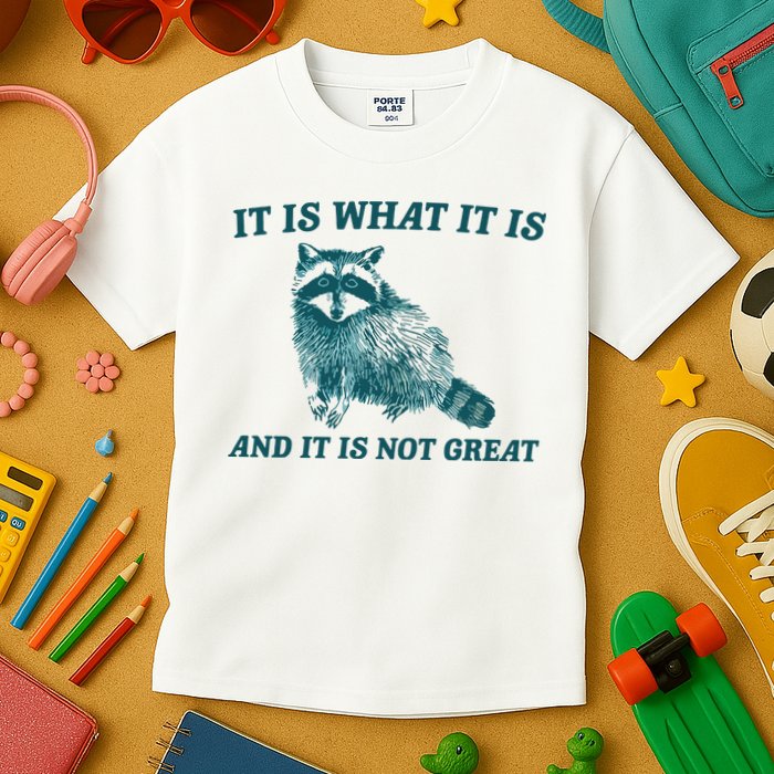 It Is What It Is And It Is Not Great Kids T-Shirt