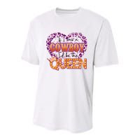 If I Was A Cowboy I'd Be The Queen Youth Performance Sprint T-Shirt