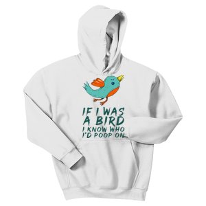 If I Was A Bird I Know Who ID Poop On Kids Hoodie