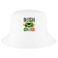 Irish I Was Gamer St Patrick's Day Game Controller Shamrocks Cool Comfort Performance Bucket Hat