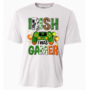 Irish I Was Gamer St Patrick's Day Game Controller Shamrocks Cooling Performance Crew T-Shirt