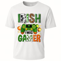 Irish I Was Gamer St Patrick's Day Game Controller Shamrocks Performance Shirt