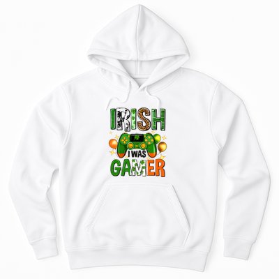 Irish I Was Gamer St Patrick's Day Game Controller Shamrocks Hoodie