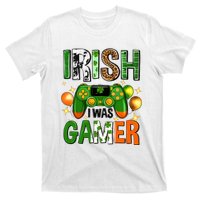 Irish I Was Gamer St Patrick's Day Game Controller Shamrocks T-Shirt