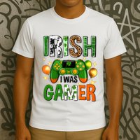 Irish I Was Gamer St Patrick's Day Game Controller Shamrocks T-Shirt