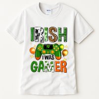 Irish I Was Gamer St Patrick's Day Game Controller Shamrocks Tall T-Shirt