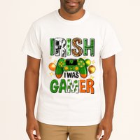 Irish I Was Gamer St Patrick's Day Game Controller Shamrocks Tall T-Shirt