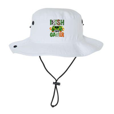 Irish I Was Gamer St Patrick's Day Game Controller Shamrocks Bucket Hat