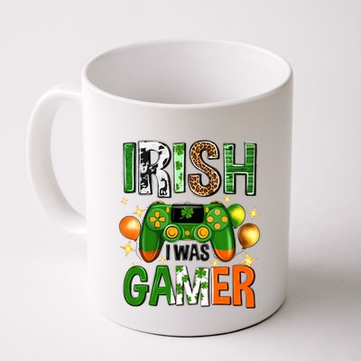 Irish I Was Gamer St Patrick's Day Game Controller Shamrocks Mug