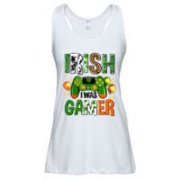 Irish I Was Gamer St Patrick's Day Game Controller Shamrocks Ladies Essential Flowy Tank