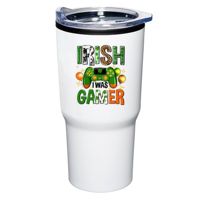 Irish I Was Gamer St Patrick's Day Game Controller Shamrocks Tumbler