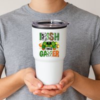 Irish I Was Gamer St Patrick's Day Game Controller Shamrocks Tumbler