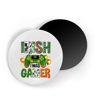 Irish I Was Gamer St Patrick's Day Game Controller Shamrocks Magnet
