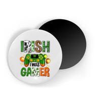 Irish I Was Gamer St Patrick's Day Game Controller Shamrocks Magnet