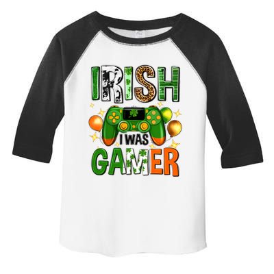 Irish I Was Gamer St Patrick's Day Game Controller Shamrocks Toddler Fine Jersey T-Shirt