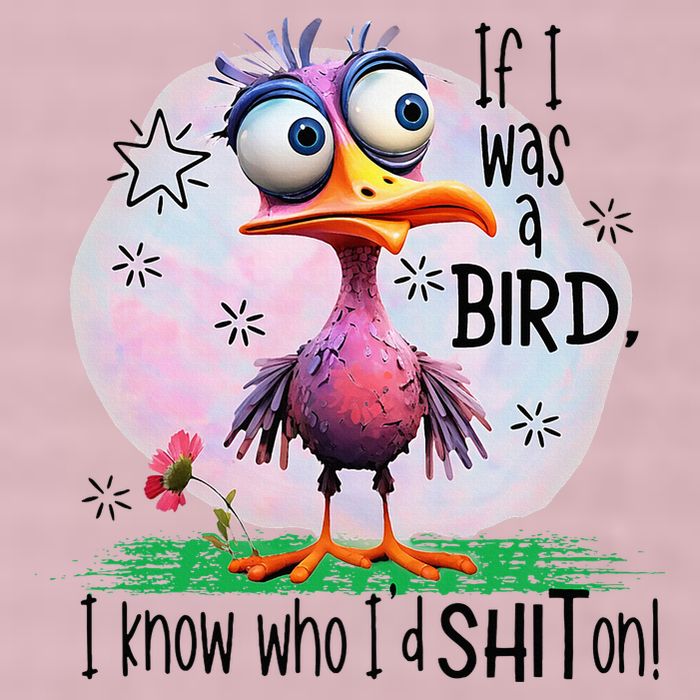 If I Was A Bird I Know Who ID Shit On 25L Jumbo Tote