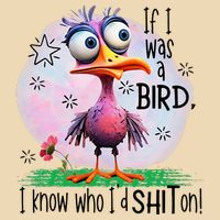 If I Was A Bird I Know Who ID Shit On Drawstring Bag