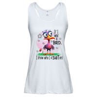 If I Was A Bird I Know Who ID Shit On Ladies Essential Flowy Tank