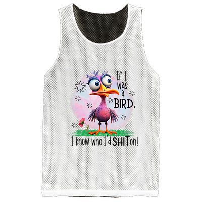 If I Was A Bird I Know Who ID Shit On Mesh Reversible Basketball Jersey Tank