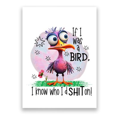 If I Was A Bird I Know Who ID Shit On Poster