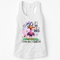 If I Was A Bird I Know Who ID Shit On Womens Tank Top
