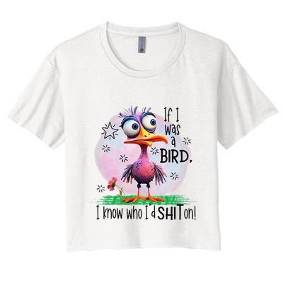 If I Was A Bird I Know Who ID Shit On Crop Top