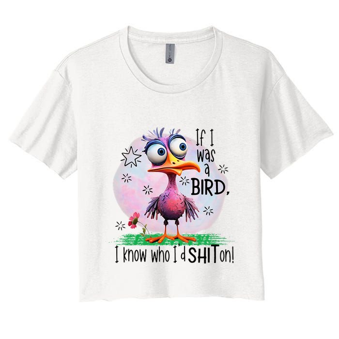 If I Was A Bird I Know Who ID Shit On Crop Top