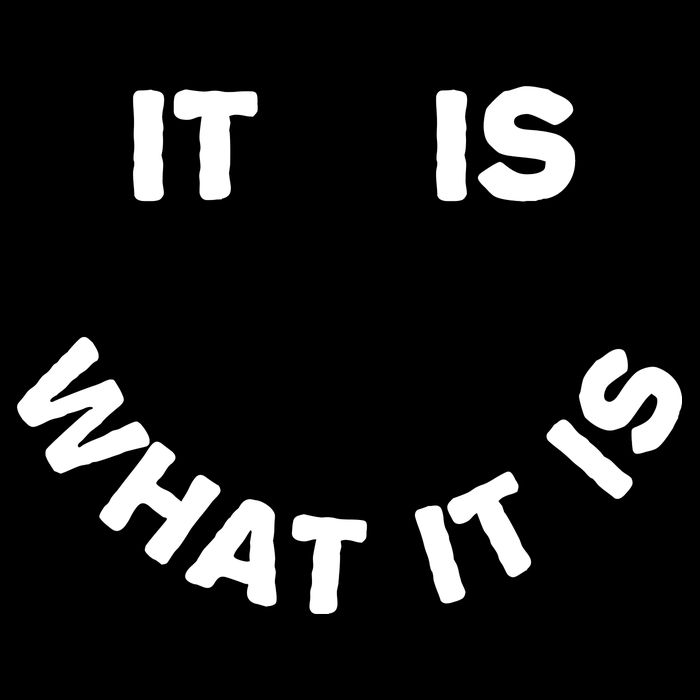 It Is What It Is Smiley Face Backpack