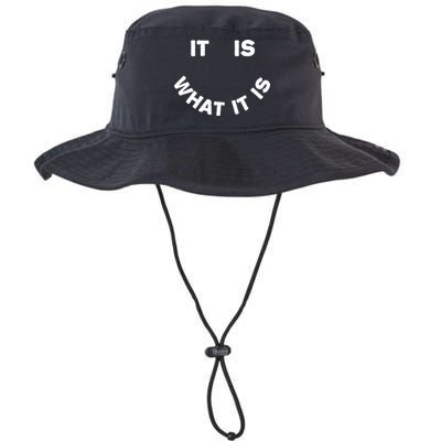 It Is What It Is Smiley Face Bucket Hat