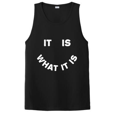 It Is What It Is Smiley Face PosiCharge Competitor Tank