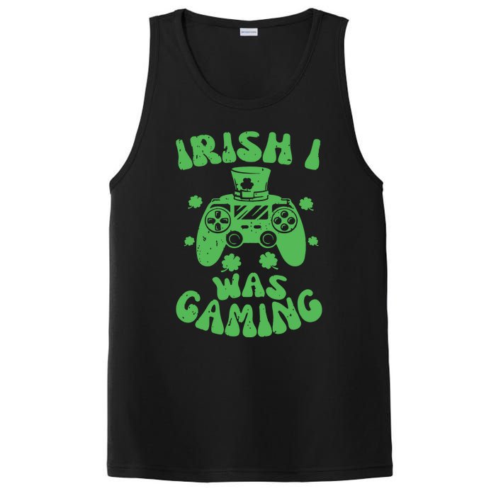 Irish I Was Gaming Gamer Game Controller Saint Patrick's Day PosiCharge Competitor Tank