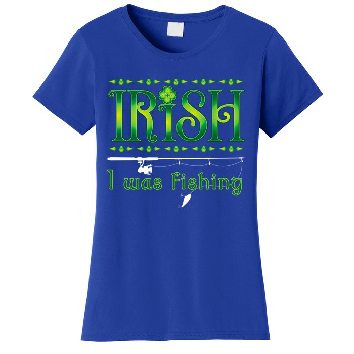 Irish I Was Fishing Shamrock Cool Gift Women's T-Shirt