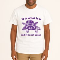 It Is What It Is And It Is Not Great Racoon Meme Tall T-Shirt