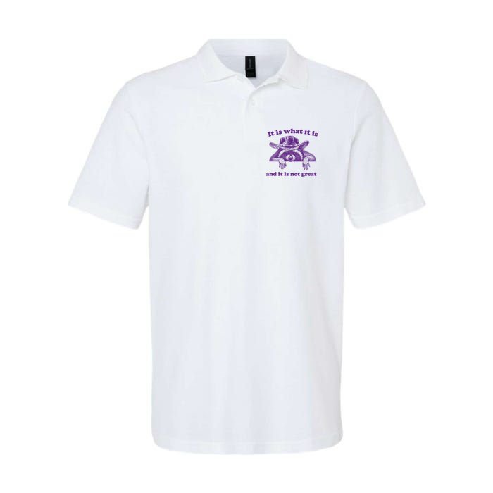 It Is What It Is And It Is Not Great Racoon Meme Polo