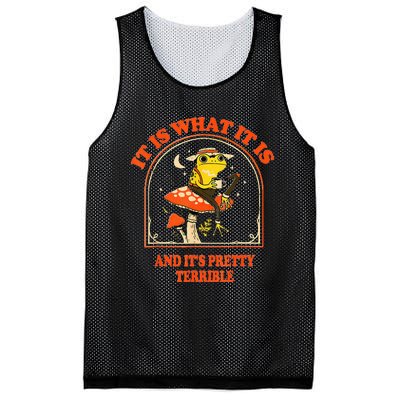 It Is What It Is And ItS Pretty Terrible Mesh Reversible Basketball Jersey Tank