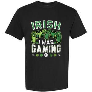 Irish I Was Gaming St Patricks Day Gamer Lucky Irish Gaming Garment-Dyed Heavyweight T-Shirt