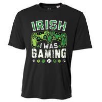 Irish I Was Gaming St Patricks Day Gamer Lucky Irish Gaming Cooling Performance Crew T-Shirt