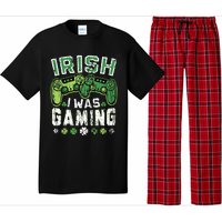 Irish I Was Gaming St Patricks Day Gamer Lucky Irish Gaming Pajama Set