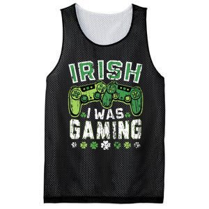 Irish I Was Gaming St Patricks Day Gamer Lucky Irish Gaming Mesh Reversible Basketball Jersey Tank