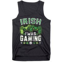 Irish I Was Gaming St Patricks Day Gamer Lucky Irish Gaming Tank Top